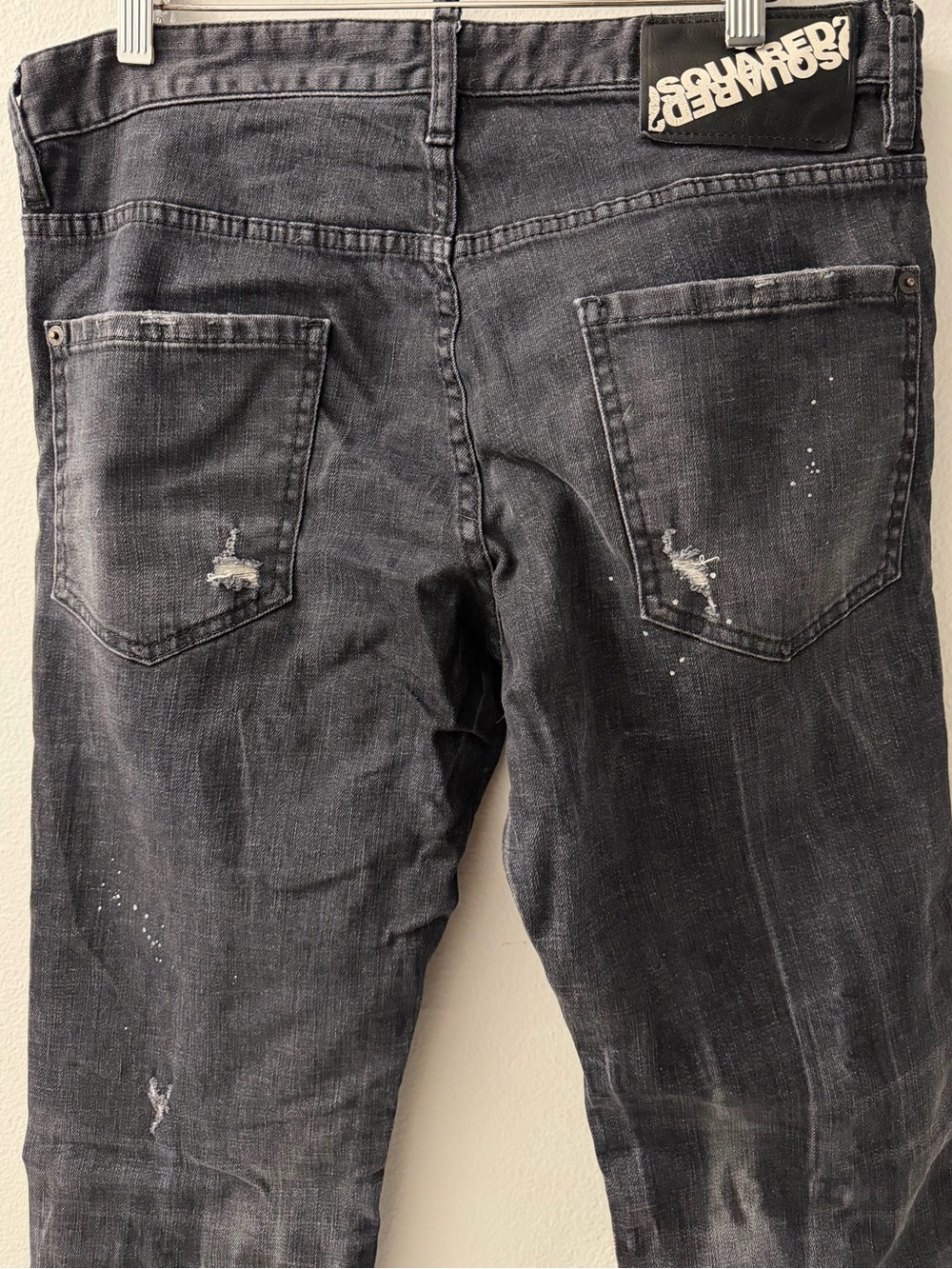 DSQUARED2 Black Distressed Skinny Jeans - Picture 6 of 11